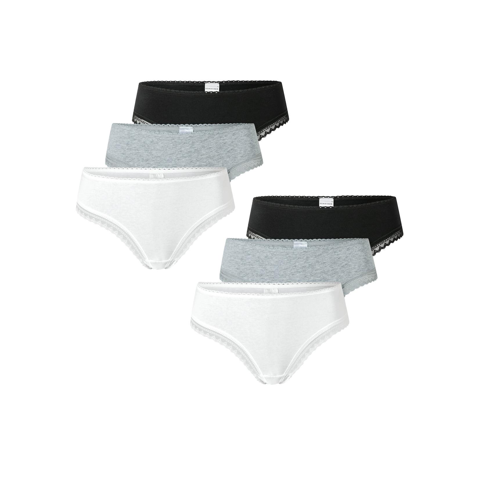 Schiesser Damen Tanga Modern Multipacks 6er Pack