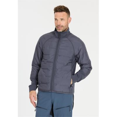 Outdoorjacke WHISTLER "Ari", Herren, Gr. M, grau (dunkelgrau), 100% Polyester, unifarben, normal, hoch geschlossener Ausschnitt, Jacken Outdoorjacke, Bionic Finish
