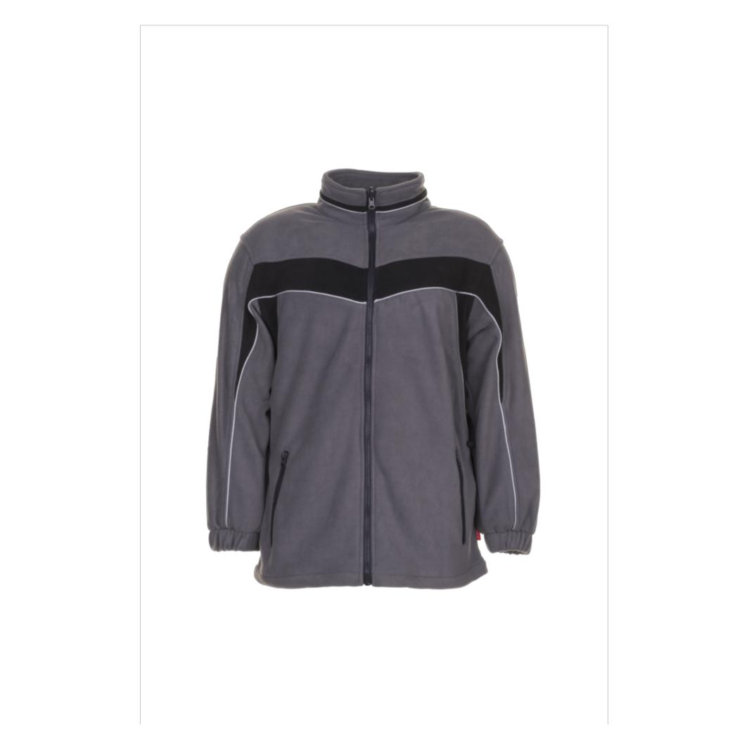 Planam Fleecejacke Plaline schiefer/schwarz L (L) (40019790)