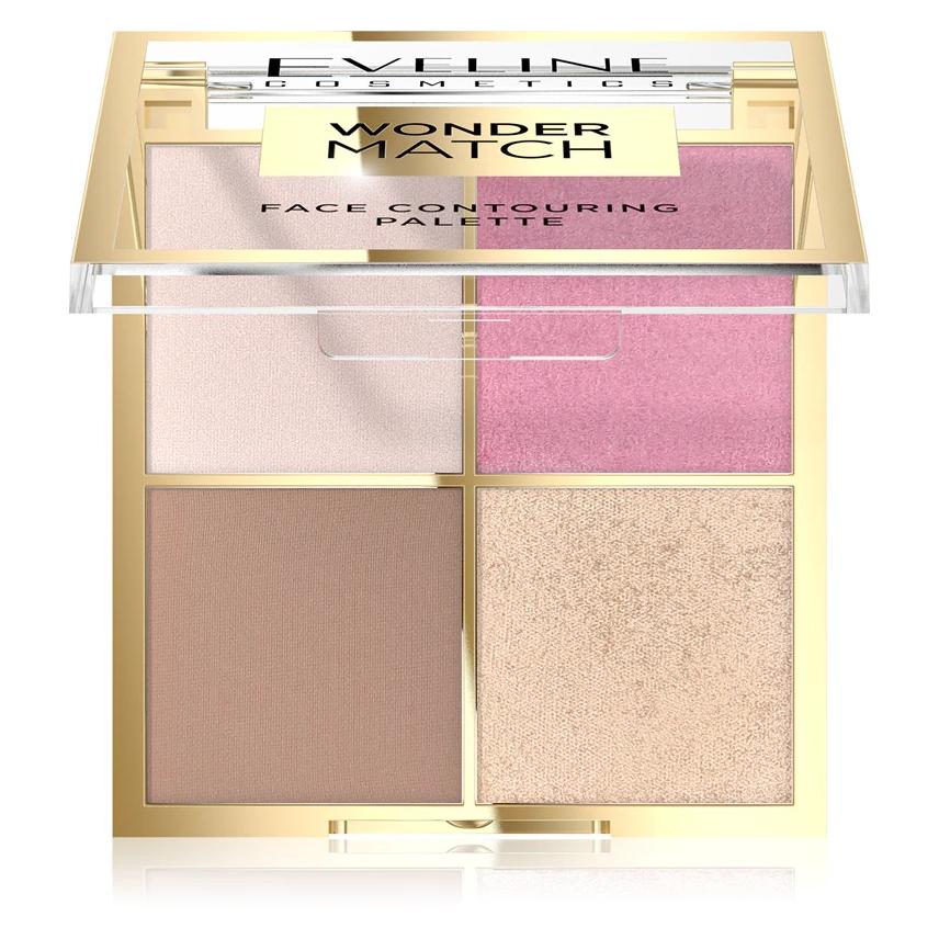 Eveline KOL Paleta do konturowania WONDER MATCH 01 (01, Bronzer, Highlighter, 10.80 g) (5903416058939)