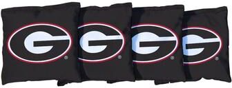 Skip's Garage Georgia Bulldogs Black Cornhole Bags