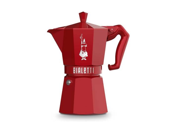 Bialetti Cafetière moka Bialetti exclusive Rouge, 6 tasses