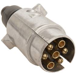 HP Autozubehör 28430 Anhänger Stecker [Steckdose 7polig - Stecker 7polig] Aluminium