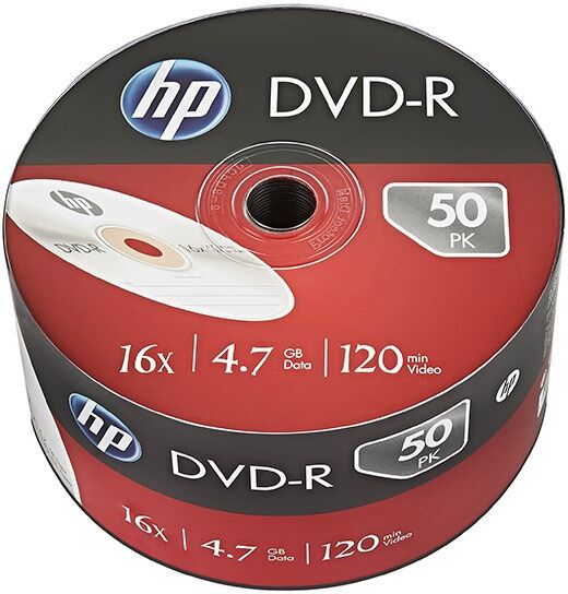 HP DME00070 blank DVD 4.7 GB DVD+R 50 pc(s)