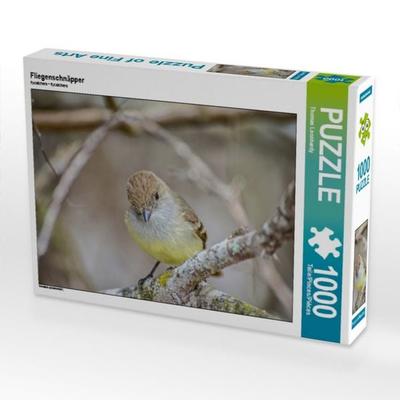 CALVENDO Puzzle Fliegenschnäpper | 1000 Teile Lege-Größe 64x48cm Foto-Puzzle für glückliche Stunden
