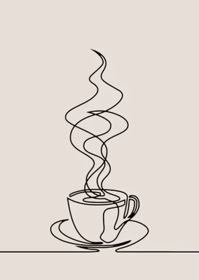 Inspire Picks Minimalist Coffee Wall Art Canvas Skeleton Coffee Bar Decor For Modern Kitchens 2 50x70cm Unframed