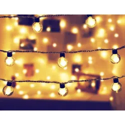 Solar-Gartengirlande mit 20 LEDs