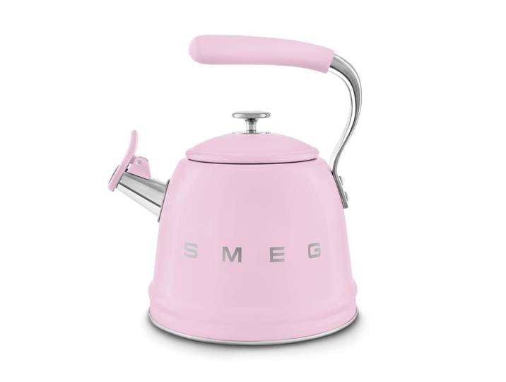 Bouilloire sifflante vintage 2,3l rose smeg