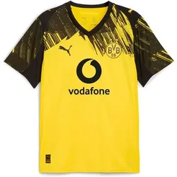 PUMA Herren Trikot BVB Home Jersey Replica with Sponsor 25/26, Größe S in Gelb Gelb
