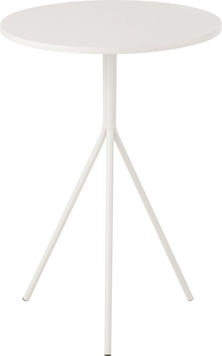 J-Line salontafel rond - wit metaal