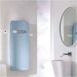 Zehnder Design-Heizkörper Vitalo Spa elektrisch, 1800x16x690 mm, RAL 9005, mit Graphit-Aluminium-Konstruktion und Funksteuerung