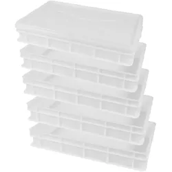 MOLDICA 5 Stapelbarer Brot- und Pizzagärschrank + 1 Deckel, Polyethylen, 60x40x10, weiß