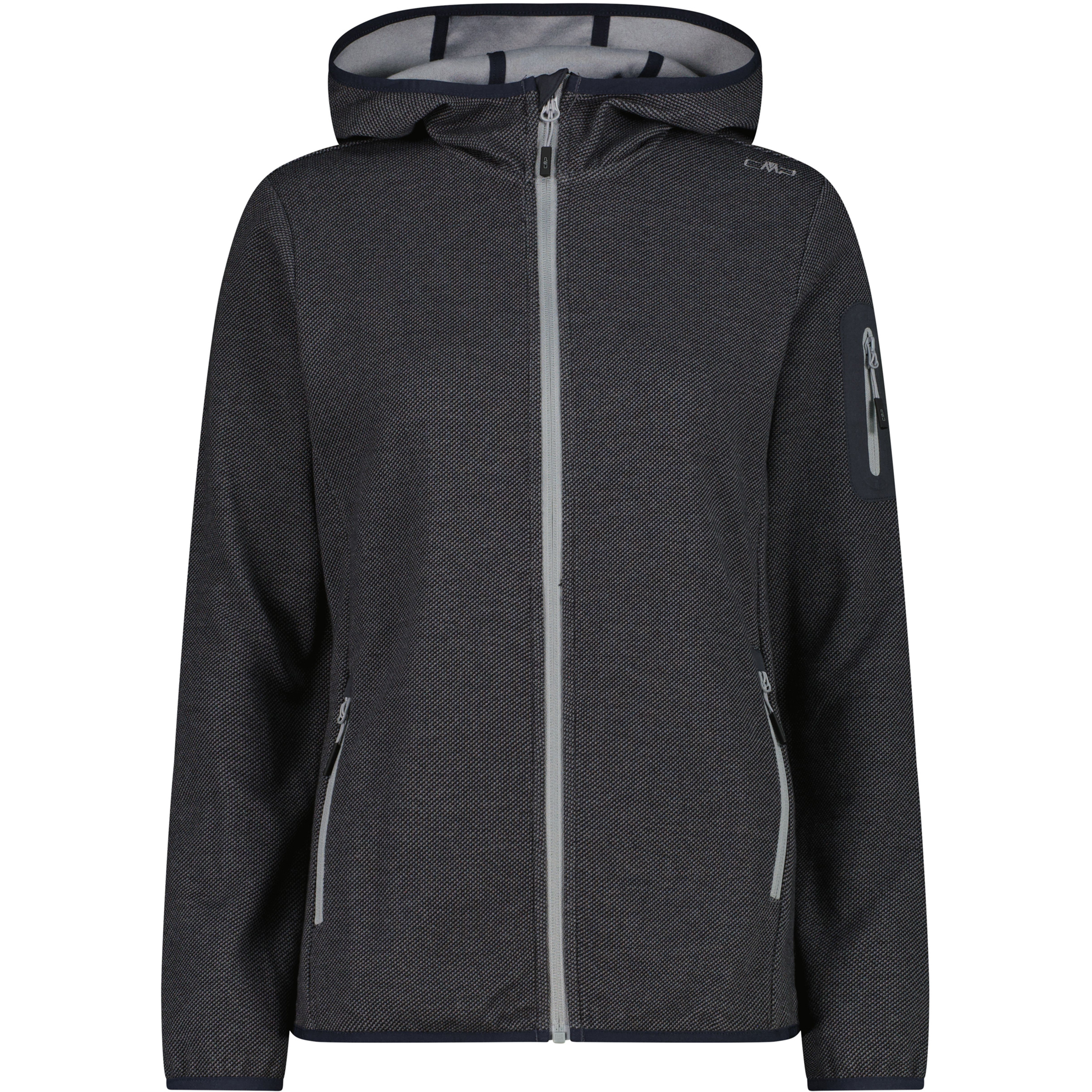 CMP Damen Fleecejacke schwarz Größe 4XL Trekking Hautfreundlich