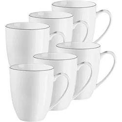 Mäser Kaffeebecher, Porzellan Felise Weiß