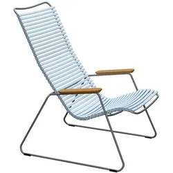 Outdoor Lounge Stuhl Click pastell hellblau