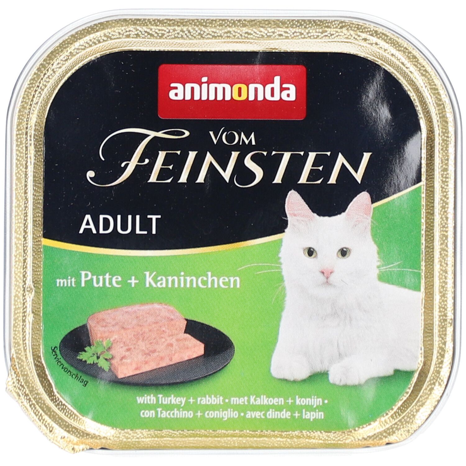 Animonda Vom Feinsten mit Pute und Kaninchen für Katzen 100 g Futter