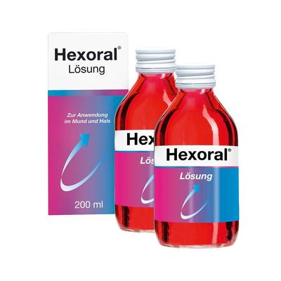 Hexoral® Lösung bei Entzündungen in Mund und Rachen x2 2x200 ml