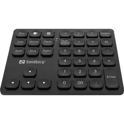 SANDBERG 630-09 - Nummernblock, Bluetooth, schwarz