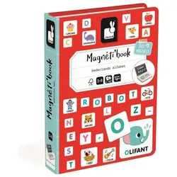 Janod Magnetibook – Alfabet Nederlandstalig (Niederländisch, 3 - 8 Jahre)