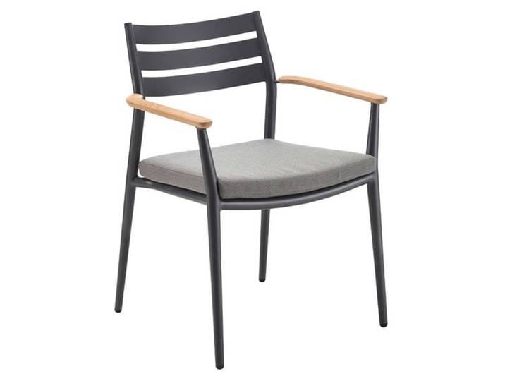 Solpuri Pia Stapelsessel Aluminium mit Sitzkissen