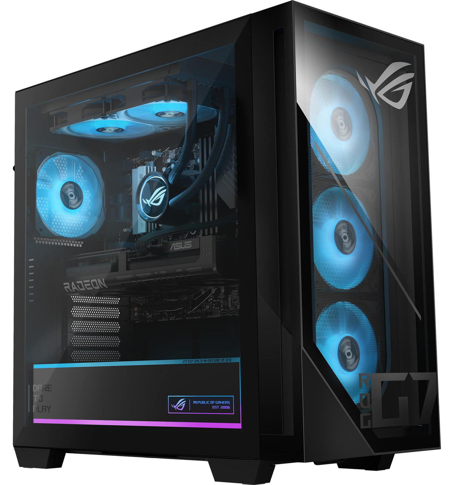 ASUS ROG G700 GM700TZ-R9800X283W Gaming PC met AMD Ryzen 7 9800X3D, 32 GB RAM, 2 TB SSD en Windows 11 Home