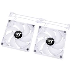 Thermaltake CT120 ARGB Sync PC Cooling Fan White 2 Pack CL-F153-PL12SW-A