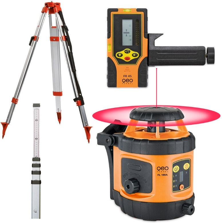 GEO Fennel Laser rotatif avec trépied TN 14 et mire FL 190A - 292190-S01