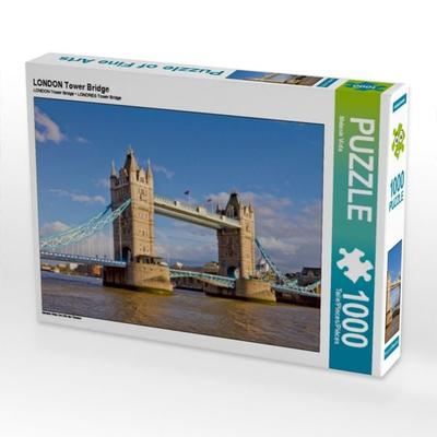 CALVENDO Puzzle LONDON Tower Bridge | 1000 Teile Lege-Größe 64x48cm Foto-Puzzle für glückliche Stunden