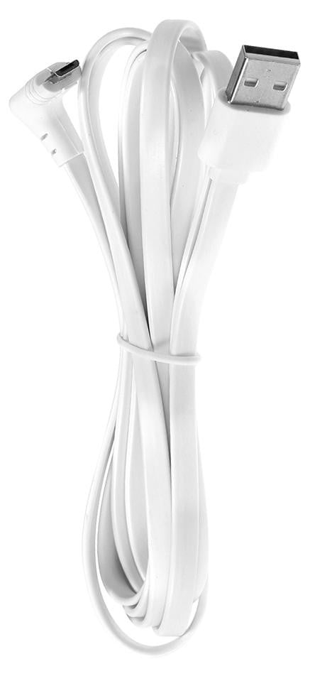 Cocosity Micro-USB laadkabel voor Arlo Pro, Pro 2, GO en Light, waterdicht en plat, 2 meter, wit