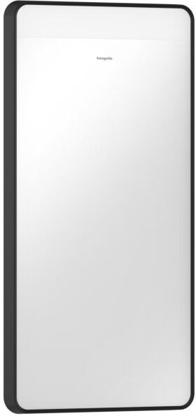 Hansgrohe Xarita Lite Q Spiegel 54955670 mit horizontaler LED-Beleuchtung, mattschwarz, B 360 x H 700 x T 30 mm, 4 W