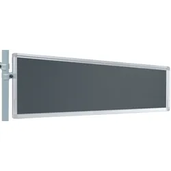 Franken Präsentations-Stellwand 30x120 cm grau/Filz