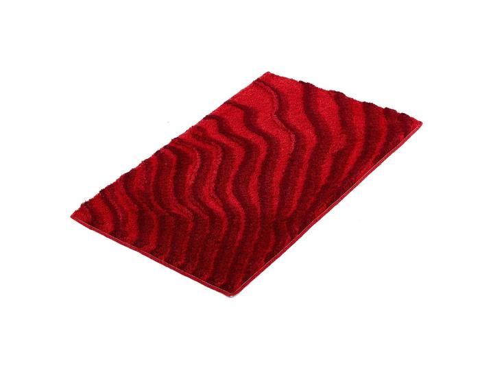 Badteppich Terrace 60 x 100cm Rot/Rubinrot