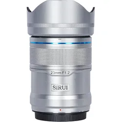 Sirui Sniper 23mm F1.2 APSC Auto-Focus Lens (Nikon Z Mount, Silver) (Nikon Z, APS-C / DX), Objektiv, Silber