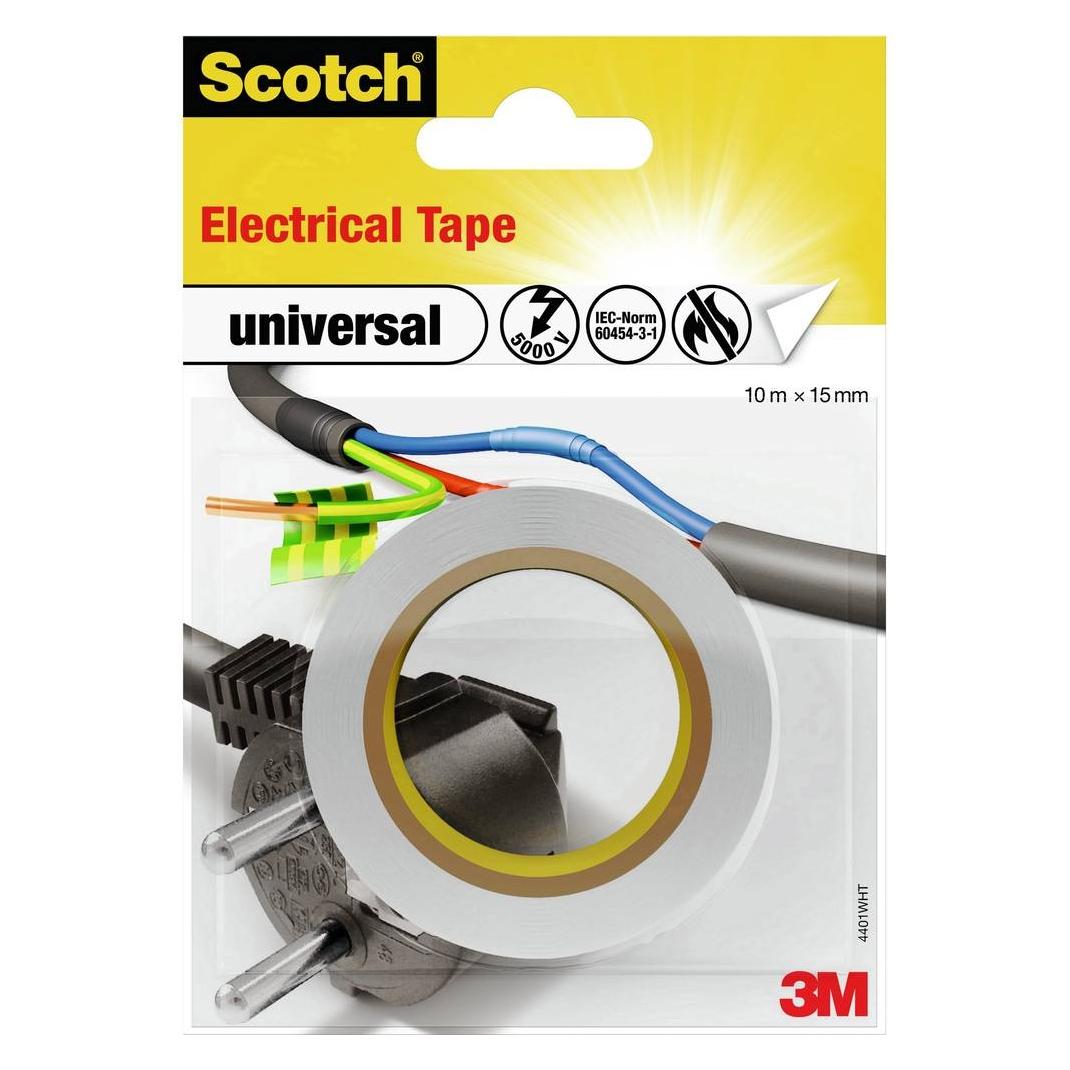 3M Isolierband uni weiss (15 mm) (4401WHT)