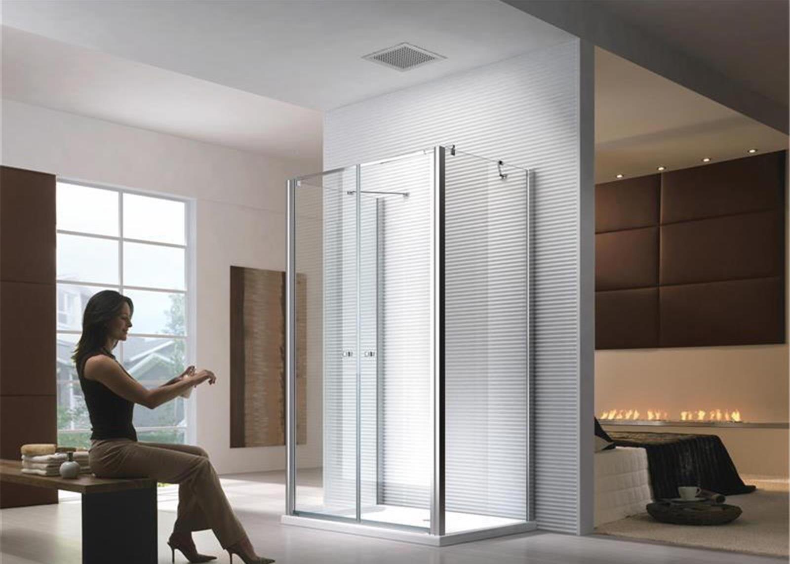 Glaszentrum Hagen U-Duschkabine Saturn 90x90x90x195 cm