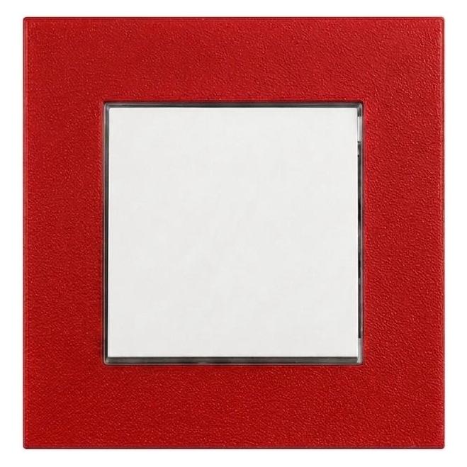 Soixx Aufsteckrahmen für Lichtschalter Schneider Electric Asfora Rot Modernes Design ohne Demontage (72432773)