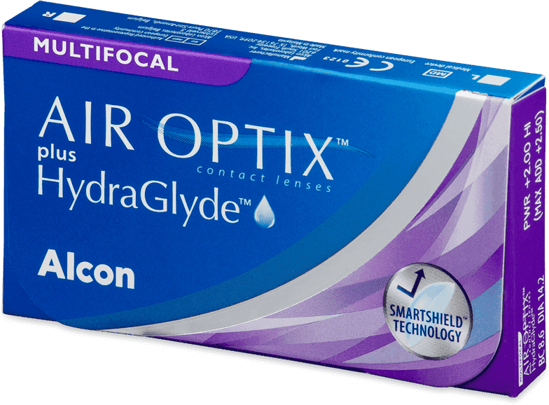 Alcon Air Optix plus HydraGlyde Multifocal (3 lenti)
