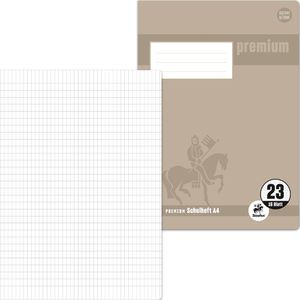Staufen Schulheft Premium 734010323, ab 5. Klasse, A4, rautiert, 16 Blatt, 90 g/m², Lineatur 23