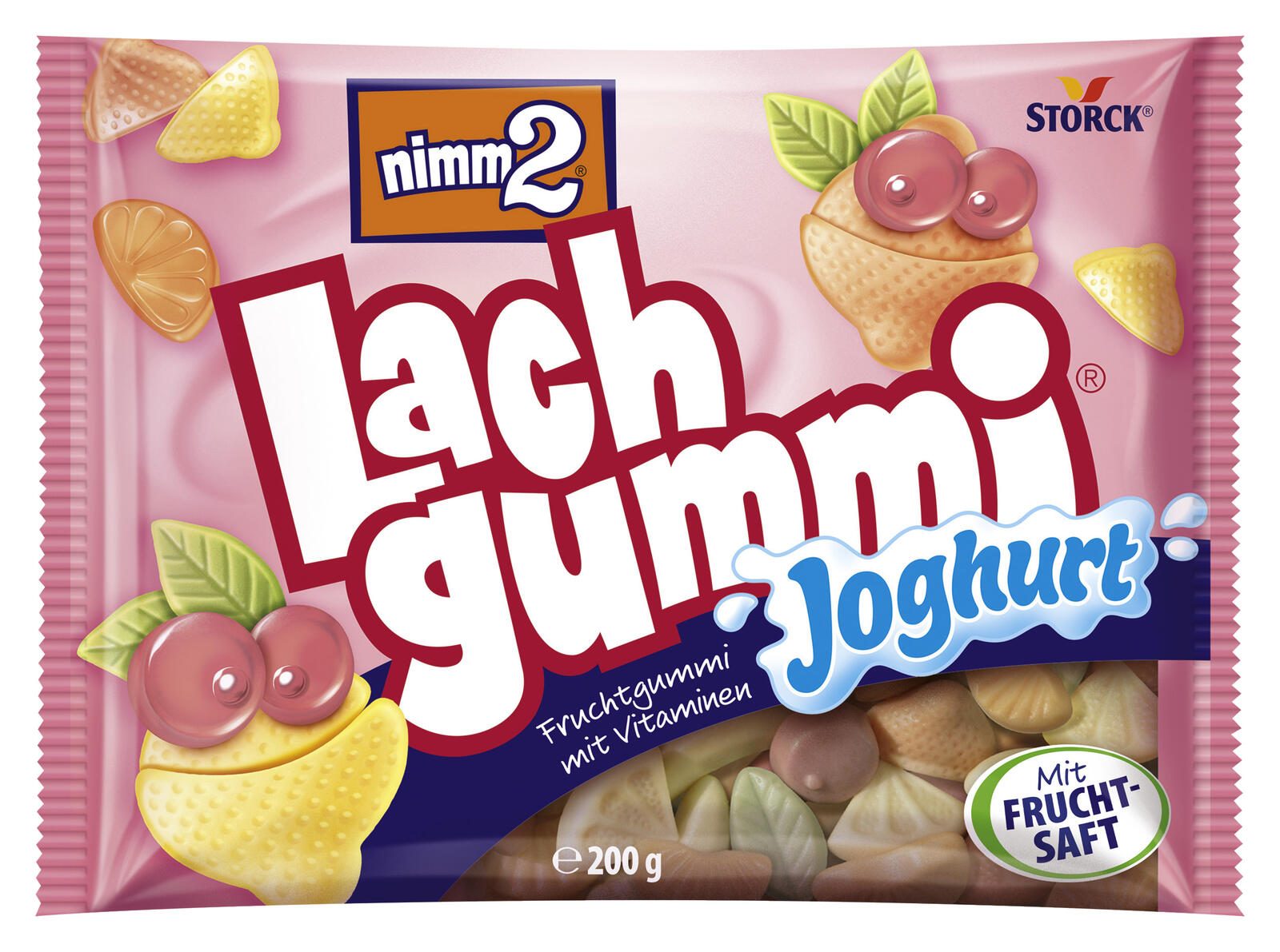 nimm2® Lachgummi Joghurt Fruchtgummi 200,0 g 680447