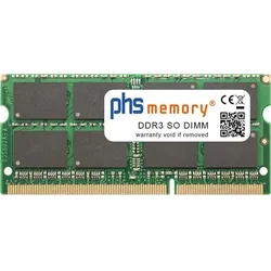 PHS-memory 4GB RAM Speicher für Elotouch ECMG2 Computer Modules DDR3 SO DIMM 1333MHz (Elotouch ECMG2 Computer Modules, 1 x 4GB), RAM Modellspezifisch, Weiss