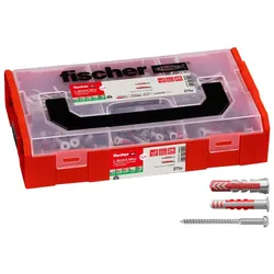 fischer FixTainer - DuoPower / DuoSeal + S Dübel- und Schrauben-Sortiment 275 Stück