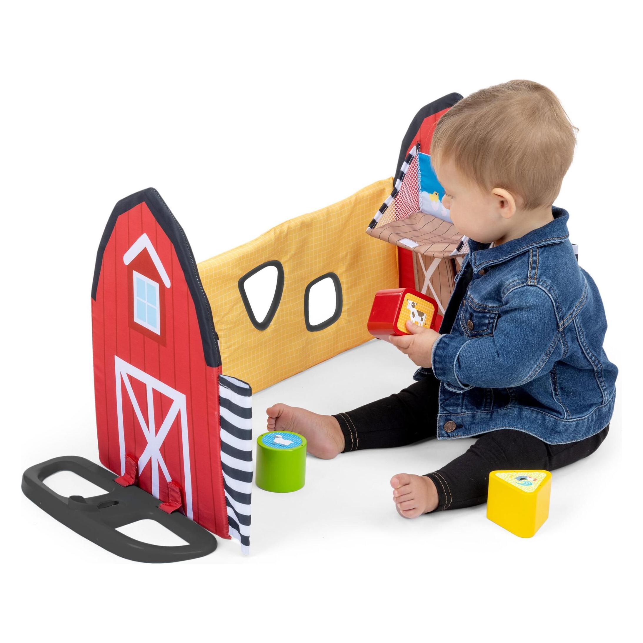 Baby Einstein Busy Barnyard multifunktionelt aktivitetstaeppe (BE-17327)