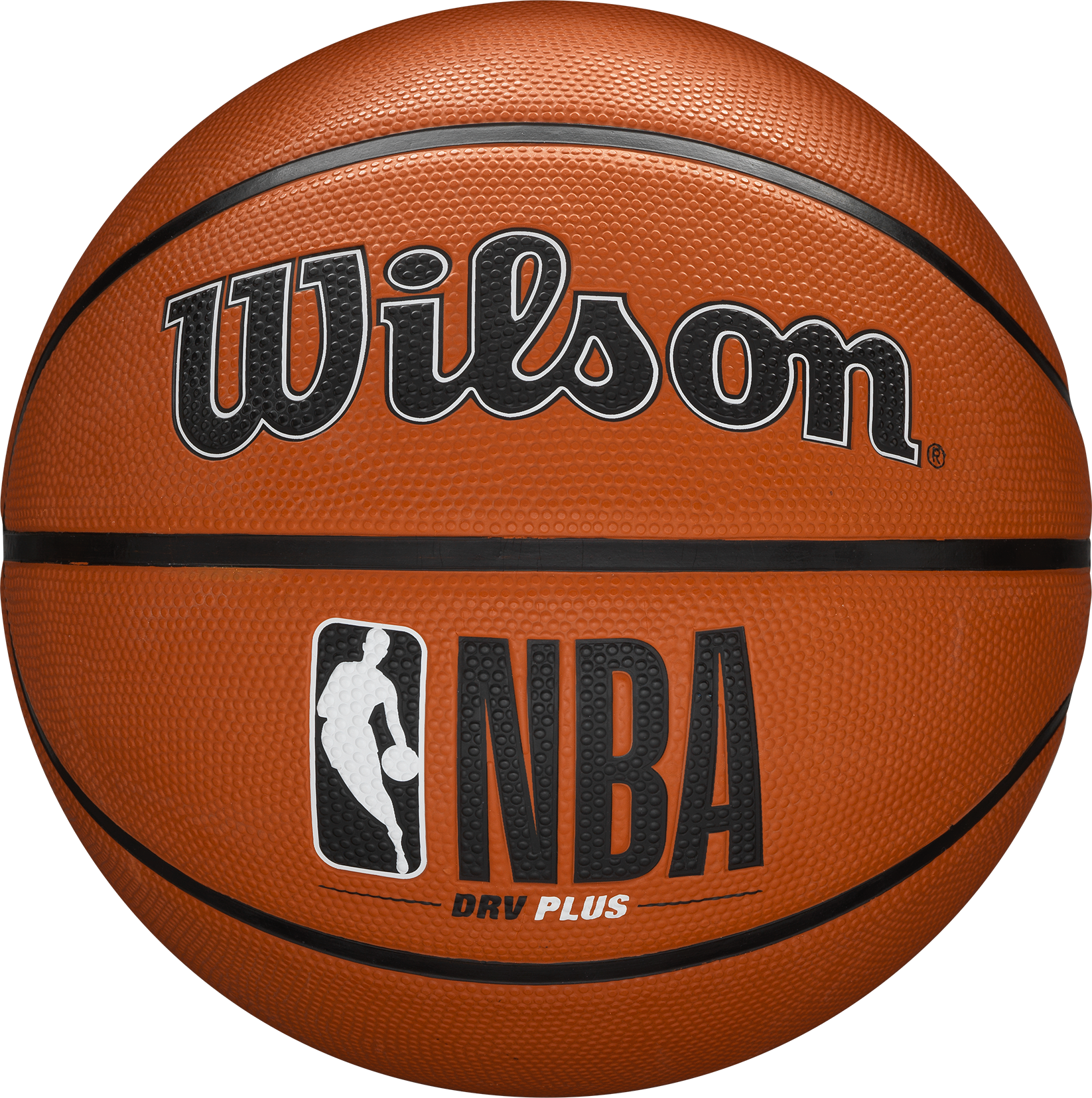 Basketball WILSON "NBA DRV PLUS BSKT SZ7" Gr. 7, braun, Bälle, Kinder, 7, Synthetik, Basketball, für Babys, Kinder und Teens, aus Synthetik