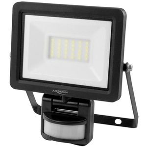 Ansmann LED-Außenstrahler WFL20W-S, IP65 wasserdicht, 20 Watt / 2.200 Lumen, neutralweiß, 230 V, mit Bewegungsmelder