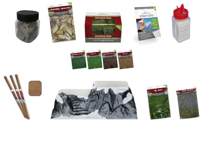 Pack de base mini village de noël