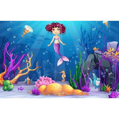 Papermoon "MEERJUNGFRAU-MEER FISCHE KORALLEN RIFF UNTERWASSER DEKO"