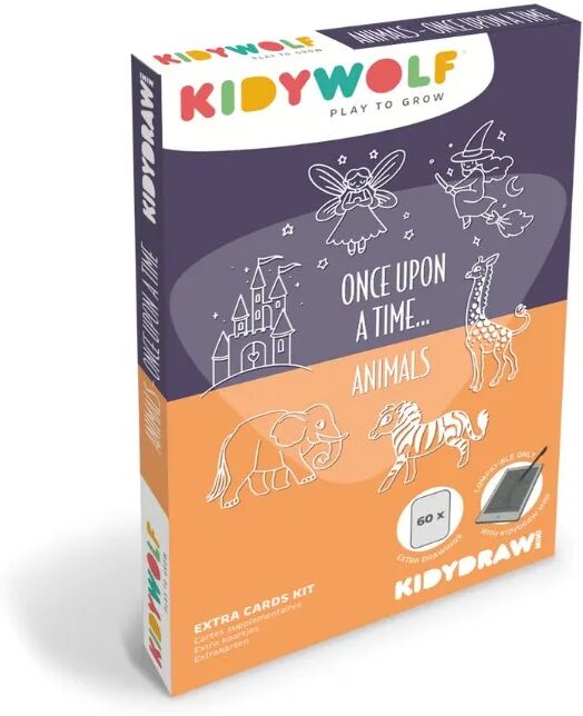 Kidywolf Recharges pour Kidydraw Mini - Once upon et time et Animaux Multicolore taille unique