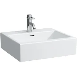 LAUFEN Aufsatzwaschtisch Living City 500x460, weiß, Unterseite geschliffen, 81743.2, 8174320001041 H8174320001041
