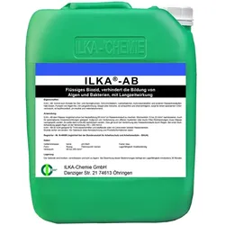 Wasserdesinfektion ILKA AB 20 L verhindert Bildung von Algen und Bakterien, Langzeitwirkung