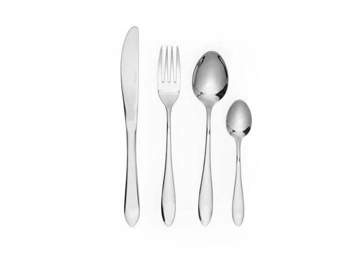 Salter COMBO-8754 Harrogate Cutlery Set - 48-teiliges Set aus 18/10 Edelstahl, Tischbesteck für 8 Personeneinstellungen, Spülmaschinenfest, Gabeln/Messer/Löffel/im Set enthalten, 25 Jahre Garantie